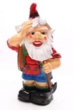 polyester beeld / kabouter alpinist, Ophalen, Nieuw, Kunststof, Tuinkabouter