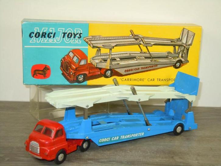 Big Bedford Car Transporter - Corgi MajorToys 1101 England, Hobby en Vrije tijd, Modelauto's | 1:43, Zo goed als nieuw, Bus of Vrachtwagen