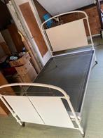 Romantisch vintage twijfelaar met Auping spiraal 130 x 200, Huis en Inrichting, Slaapkamer | Bedden, Ophalen, Gebruikt, Vintage jaren '30