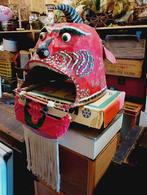 Vietnam nieuwjaars masker in Nederland gemaakt 1970, Antiek en Kunst, Ophalen of Verzenden