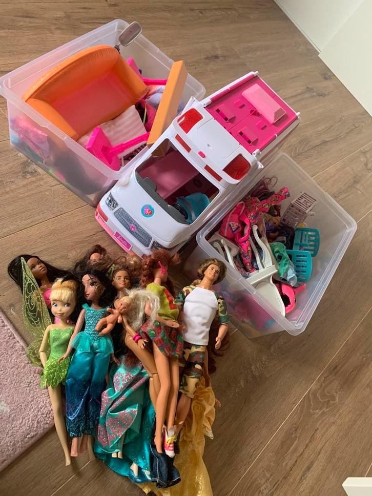 Allerlei Mattel Barbies en spullen, Kinderen en Baby's, Speelgoed | Poppen, Zo goed als nieuw, Barbie, Ophalen