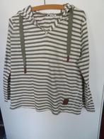Hoody T shirt met 3/4 mouw en capuchon Maat 42 Hoodie, Ophalen of Verzenden, Zo goed als nieuw, Maat 42/44 (L), Lange mouw