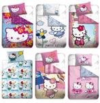 Hello Kitty dekbedovertrek diverse exemplaren, Verzenden, Overige kleuren, Jongetje of Meisje, Dekbedovertrek