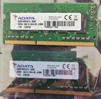 2 maal SODIMM 2 GB DDR3L-1866 ADATA, Computers en Software, RAM geheugen, DDR3, Ophalen of Verzenden, Zo goed als nieuw, Laptop