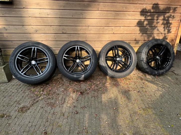 BBS Porsche Macan wielen met winterbanden 19”, gespoten, Auto-onderdelen, Banden en Velgen, Winterbanden, 19 inch, 235 mm, Ophalen