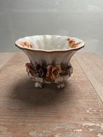 Vintage Italiaanse Porseleinen Bloempot, Ophalen, Gebruikt, Overige kleuren, Vintage