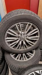 Audi A8 Lichtmetalen Velgen met Winterbanden, Auto-onderdelen, Banden en Velgen, 18 inch, Gebruikt, Banden en Velgen, 235 mm