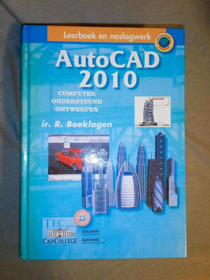 AutoCAD 2010, Boeken, Informatica en Computer, Zo goed als nieuw, Vakgebied of Industrie, Ophalen of Verzenden