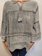 blouse kleur grijs, maat 46,48 merk made in italy, Made in Italy, Maat 46/48 (XL) of groter, Ophalen of Verzenden, Zo goed als nieuw
