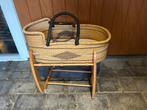 Rieten / rotan wiegje voor baby + standaard Petit Filippe, Ophalen, Zo goed als nieuw, Wieg