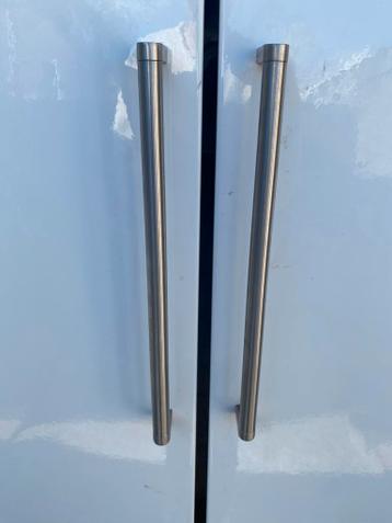 2x witte hoogglans Ikea Pax kast deuren (HXB) 195x50 - afbeelding 2