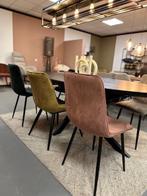 Set velvet stoelen - velvet stoel 6x - mix van stoelen, Ophalen, Nieuw, Stof, Vijf, Zes of meer stoelen