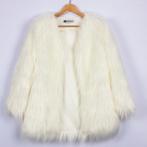 Nep bontjas dames (bont jas vrouwen witte zwarte winterjas), Kleding | Dames, Jassen | Winter, Verzenden, Nieuw