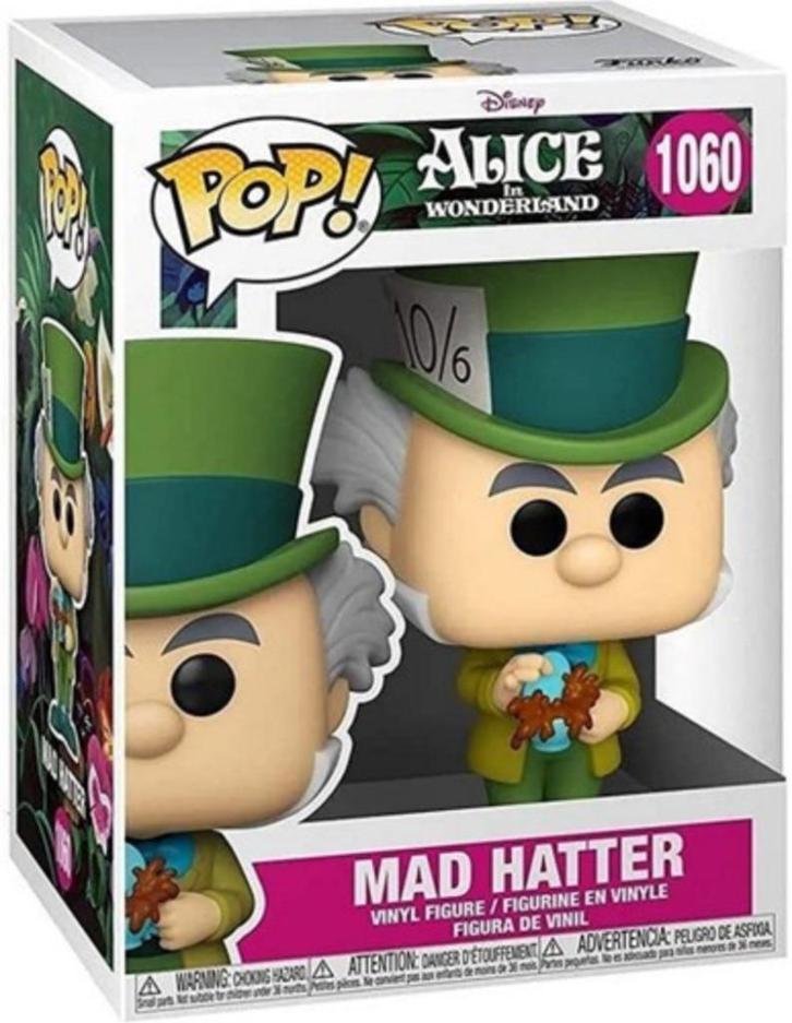 Funko Pop! #1060 Alice in Wonderland - Mad Hatter, Verzamelen, Poppetjes en Figuurtjes, Nieuw, Ophalen of Verzenden