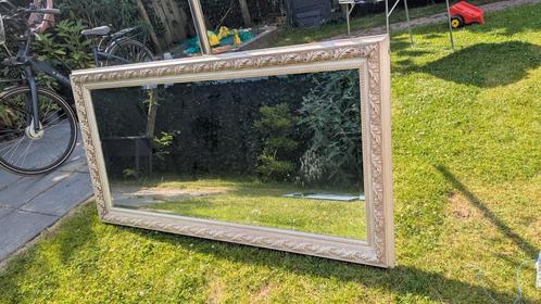 Grote brocante spiegel 187x67 cm Twinckel Collection, Antiek en Kunst, Antiek | Spiegels, 150 tot 200 cm, Minder dan 100 cm, Ophalen