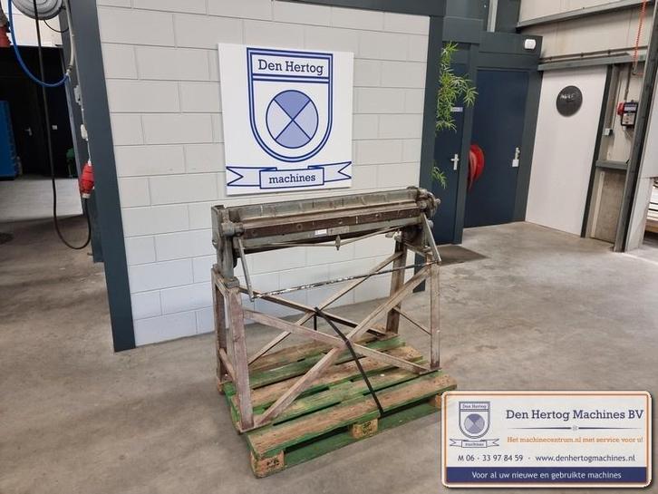 JORG zetbank kraalmachine 1020x1mm metaalbewerking machine, Doe-het-zelf en Verbouw, Gereedschap | Handgereedschap, Gebruikt, Ophalen