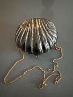 Antiek schelpentasje avondtasje met steentjes, Ophalen of Verzenden