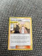 Cynthia & Caitlin - Trainer kaart, Ophalen of Verzenden, Gebruikt, Losse kaart