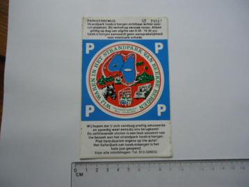 sticker oud Beekse Bergen strandpark zoo pretpark safari beschikbaar voor biedingen