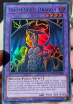 Yu-Gi-Oh! Doom Virus Dragon DLCS 1st Edition !, Verzenden, Zo goed als nieuw, Losse kaart, Foil