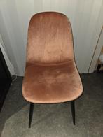 Roze velvet stoel, Ophalen, Zo goed als nieuw, Overige kleuren, Eén