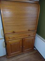 Houten secretaire met rolluik, Huis en Inrichting, Ophalen of Verzenden, Gebruikt, Klassiek