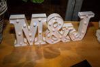 Led letters M & J (bruiloft, feest), Ophalen of Verzenden, Nieuw, Versiering, Geboorte of Huwelijk