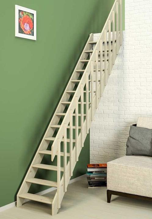 Molenaarstrap 320 cm hoog 70, 80 of 90 cm breed, Doe-het-zelf en Verbouw, Ladders en Trappen, Nieuw, Trap, 2 tot 4 meter, Ophalen of Verzenden