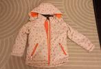 Mooie warm gevoerde jas met hartjes maat 122, Ophalen of Verzenden, Zo goed als nieuw, Meisje, Jas