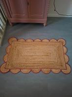 Kwantum schulp vloerkleed, 100 tot 150 cm, Zo goed als nieuw, Bruin, Rechthoekig