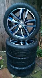 Volkswagen MADRID atlanticblue17 originele set *5G0601025DG*, Auto-onderdelen, Banden en Velgen, Ophalen, Gebruikt, Velg(en), 17 inch