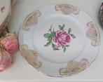Brocante serveerschaal roos, Ophalen of Verzenden