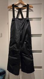 Zwarte ski broek met bretels - Maat 140, Kinderen en Baby's, Kinderkleding | Maat 140, Broek, Jongen of Meisje, Zo goed als nieuw