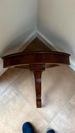 Mahoniehouten hoektafel muurtafel console, Ophalen of Verzenden