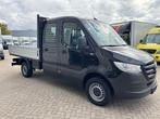 Mercedes-Benz Sprinter 317CDI Dubbelcabine Openlaadbak Airco, Gebruikt, Euro 6, Zwart, Mercedes-Benz