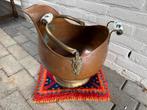 Antieke Koperen Ketel met Handvatten, Ophalen of Verzenden, Koper