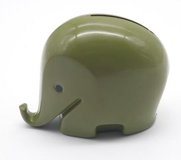 Dresdner Bank Drumbo olifant spaarpot GROEN jaren '70 beschikbaar voor biedingen