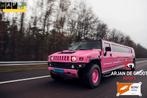 Hummer H2 STRETCH V8 LIMOUSINE Veel opties UNIEK!, Automaat, Gebruikt, Overige kleuren, Lederen bekleding