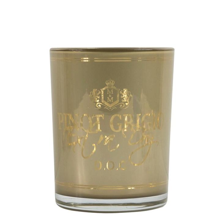 Mars & More Windlicht wijn Pinot Grigio M Taupe Nieuw!, Huis en Inrichting, Woonaccessoires | Kandelaars en Kaarsen, Nieuw, Kandelaar