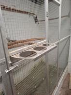 Meerdere deurpanelen met draai plateau, Dieren en Toebehoren, Vogels | Hokken en Kooien, Ophalen, Zo goed als nieuw, Aluminium