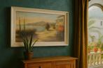 Schilderij mediterraan landschap, Antiek en Kunst, Ophalen of Verzenden