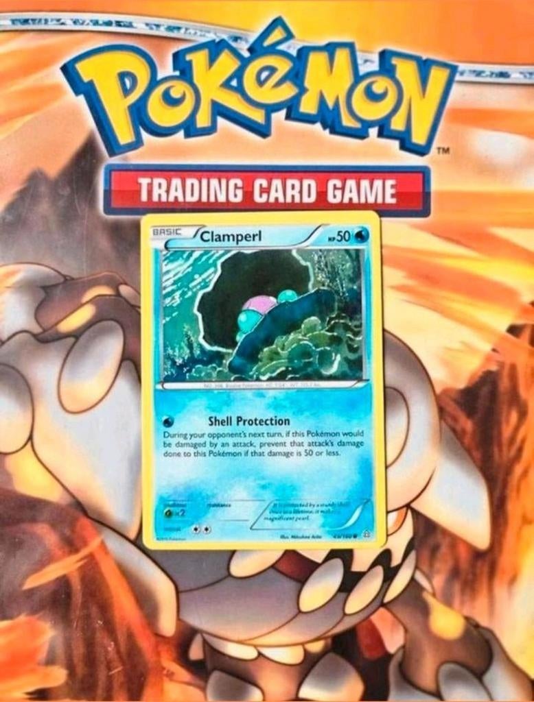 Clamperl 49/160 XY Primal Clash pokemon kaart nm, Ophalen of Verzenden, Zo goed als nieuw, Losse kaart