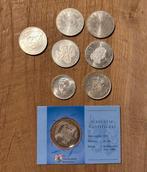 Diverse zilveren munten 50, 10, 2,5 gulden, Postzegels en Munten, Munten | Nederland, Ophalen of Verzenden, Koningin Beatrix