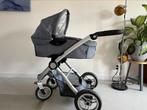 Mutsy Transporter met adapters en maxi cosi cabriofix, Kinderen en Baby's, Kinderwagens en Combinaties, Gebruikt, Verstelbare duwstang