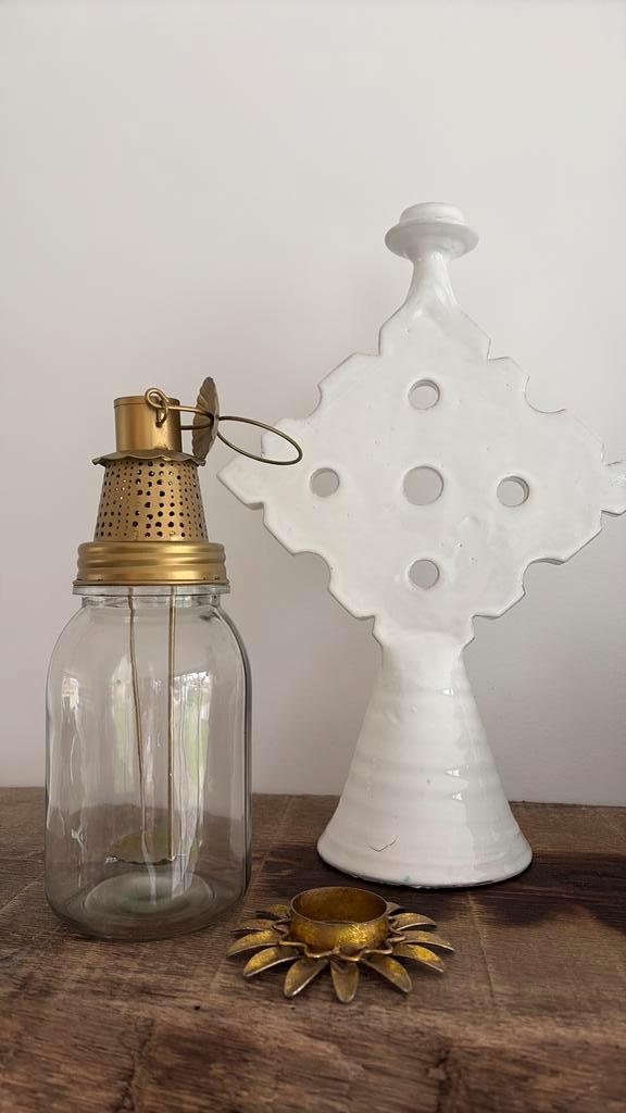 Marokkaanse lantaarn!, Huis en Inrichting, Woonaccessoires | Kandelaars en Kaarsen, Zo goed als nieuw, 25 tot 50 cm, Ophalen of Verzenden