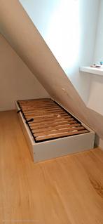 Ikea 1 persoonsbed wit, Ophalen, Overige materialen, Gebruikt, 90 cm