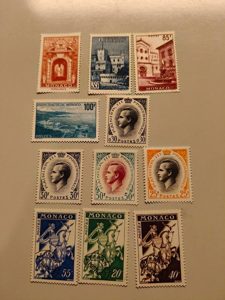 Monaco Postzegels Collectie, Postzegels en Munten, Postzegels | Volle albums en Verzamelingen, Buitenland, Ophalen of Verzenden