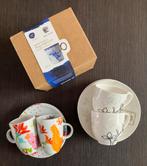 Nieuwe kopjes espresso espressokopjes + nieuwe mok steenbok, Overige materialen, Ophalen of Verzenden, Zo goed als nieuw, Overige stijlen