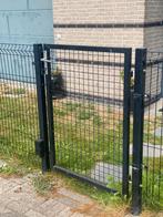 Zwart tuinhek compleet – hoge kwaliteit, Tuin en Terras, Tuinhekken en Hekwerk, Ophalen of Verzenden, Gebruikt, IJzer, Tuinhek