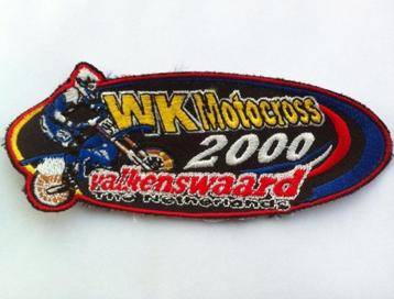 WK motorcross 2000 valkenswaard patch opnaai embleem beschikbaar voor biedingen